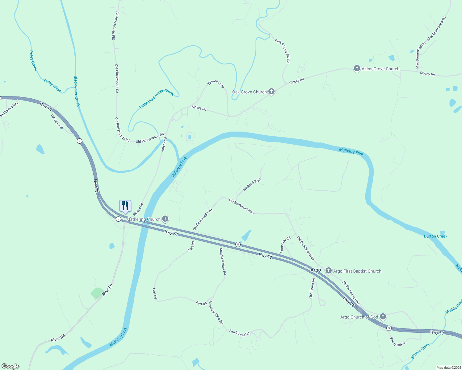 map of restaurants, bars, coffee shops, grocery stores, and more near 688-690 Scott Road in Cordova
