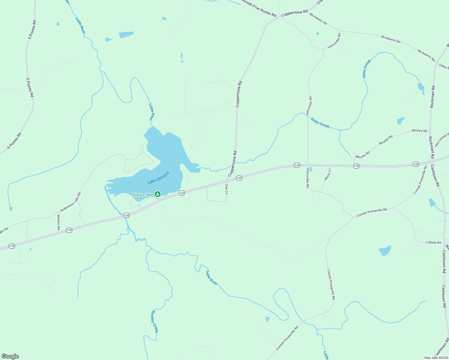 map of restaurants, bars, coffee shops, grocery stores, and more near 212 Oak Circle in Buchanan