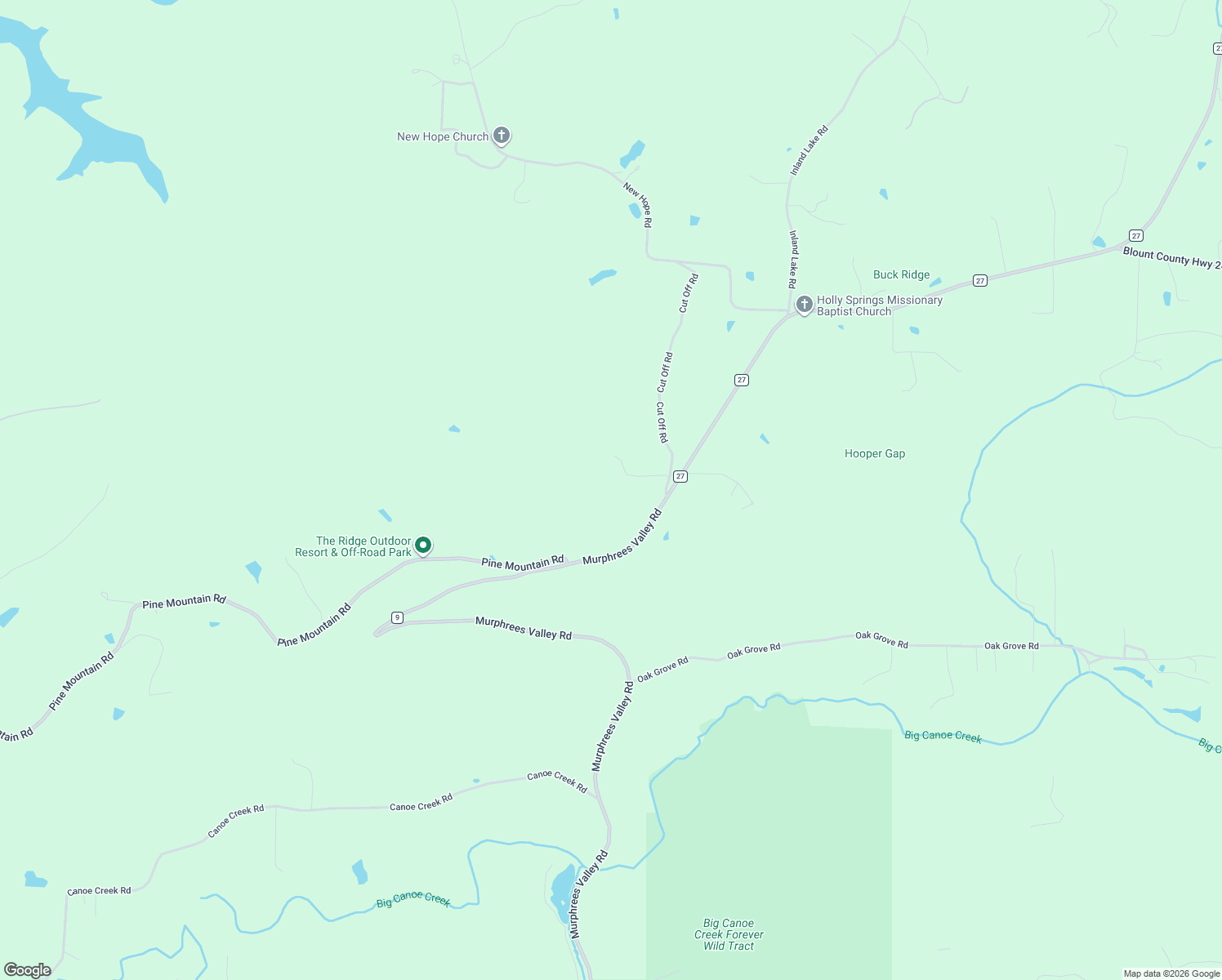 map of restaurants, bars, coffee shops, grocery stores, and more near 15 Cut Off Road in Springville