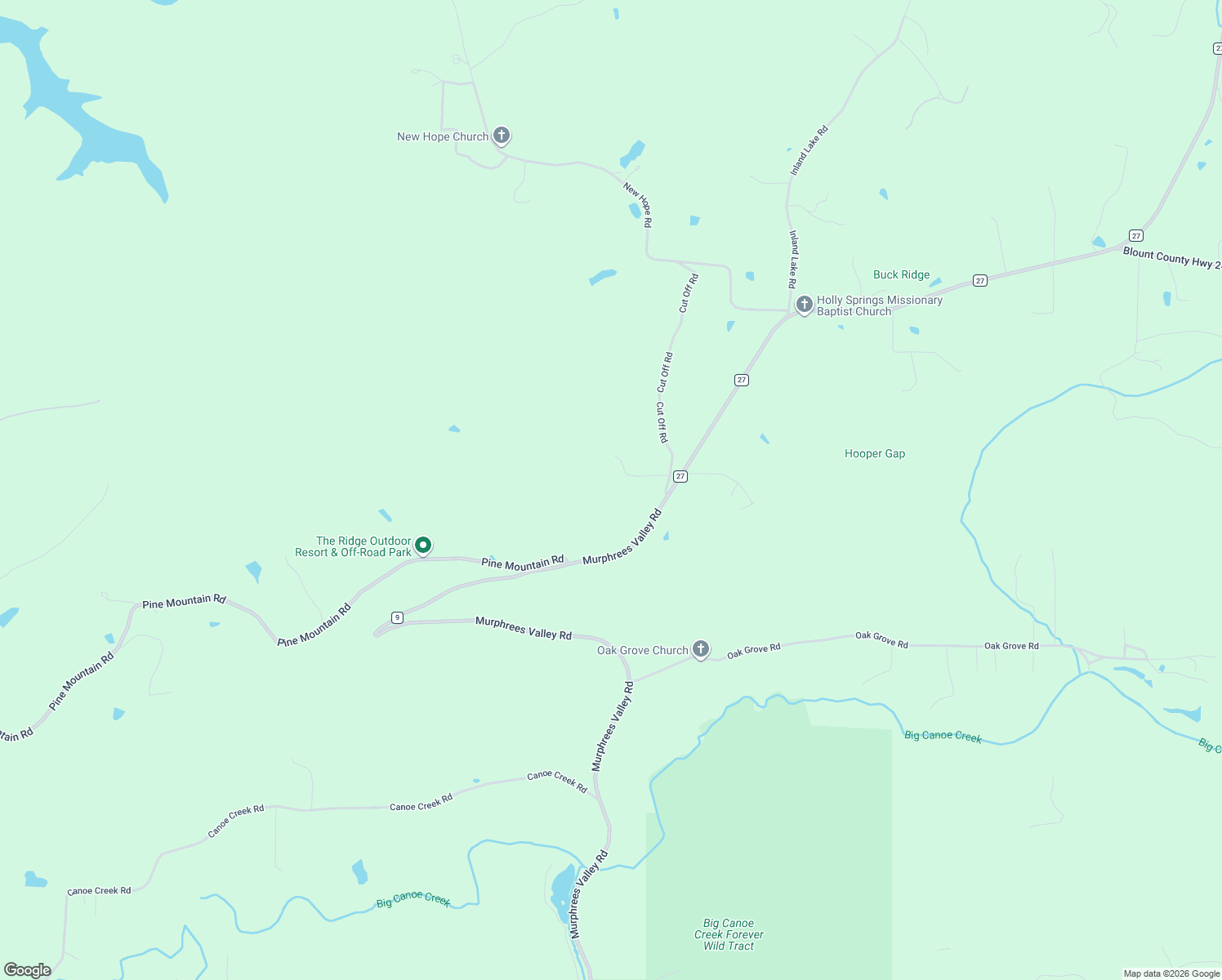 map of restaurants, bars, coffee shops, grocery stores, and more near 15 Cut Off Road in Springville