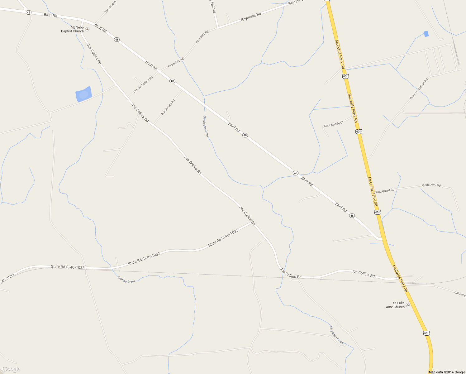 map of restaurants, bars, coffee shops, grocery stores, and more near 1633 Joe Collins Road in Eastover