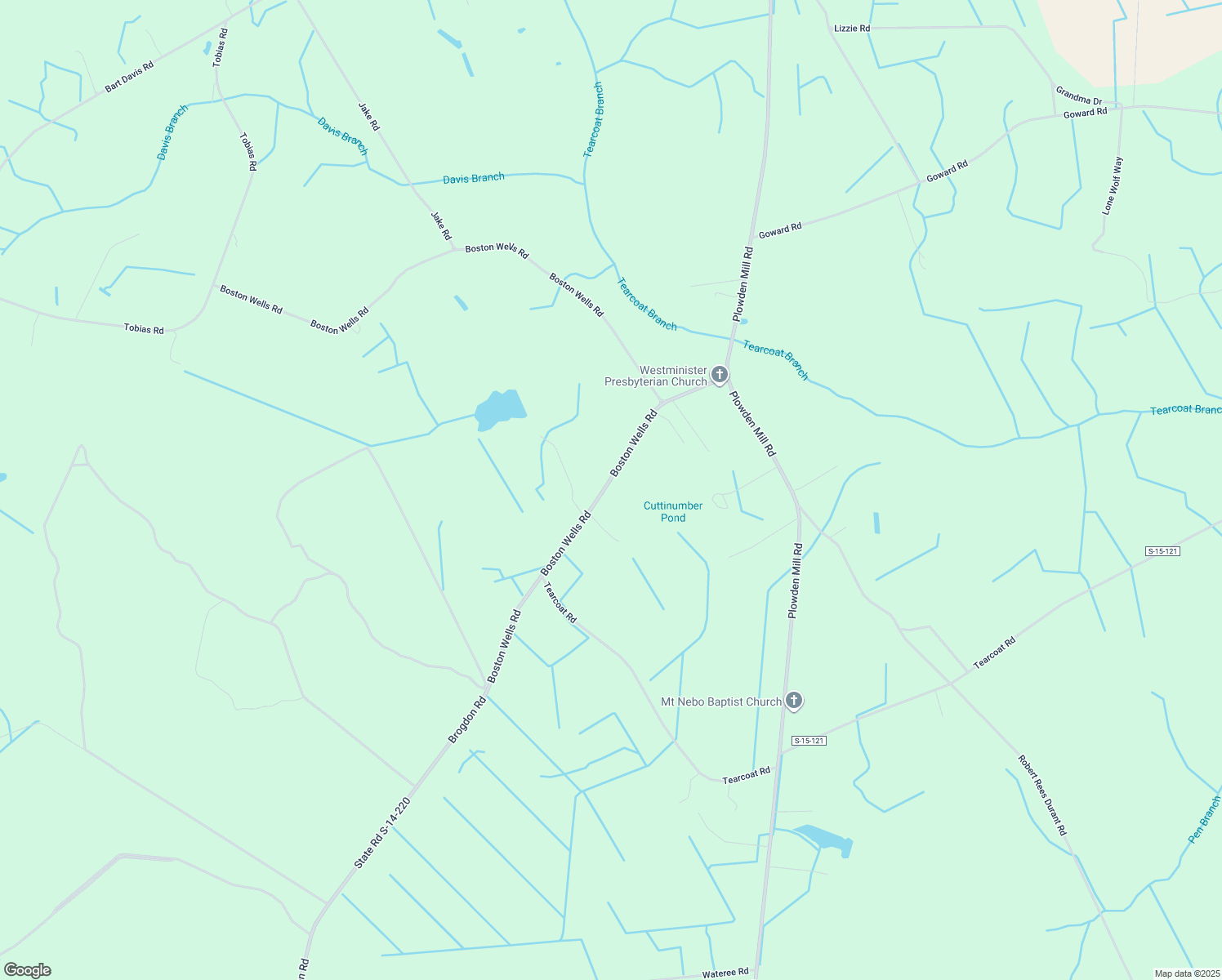 map of restaurants, bars, coffee shops, grocery stores, and more near 5526 Brogdon Road in Alcolu