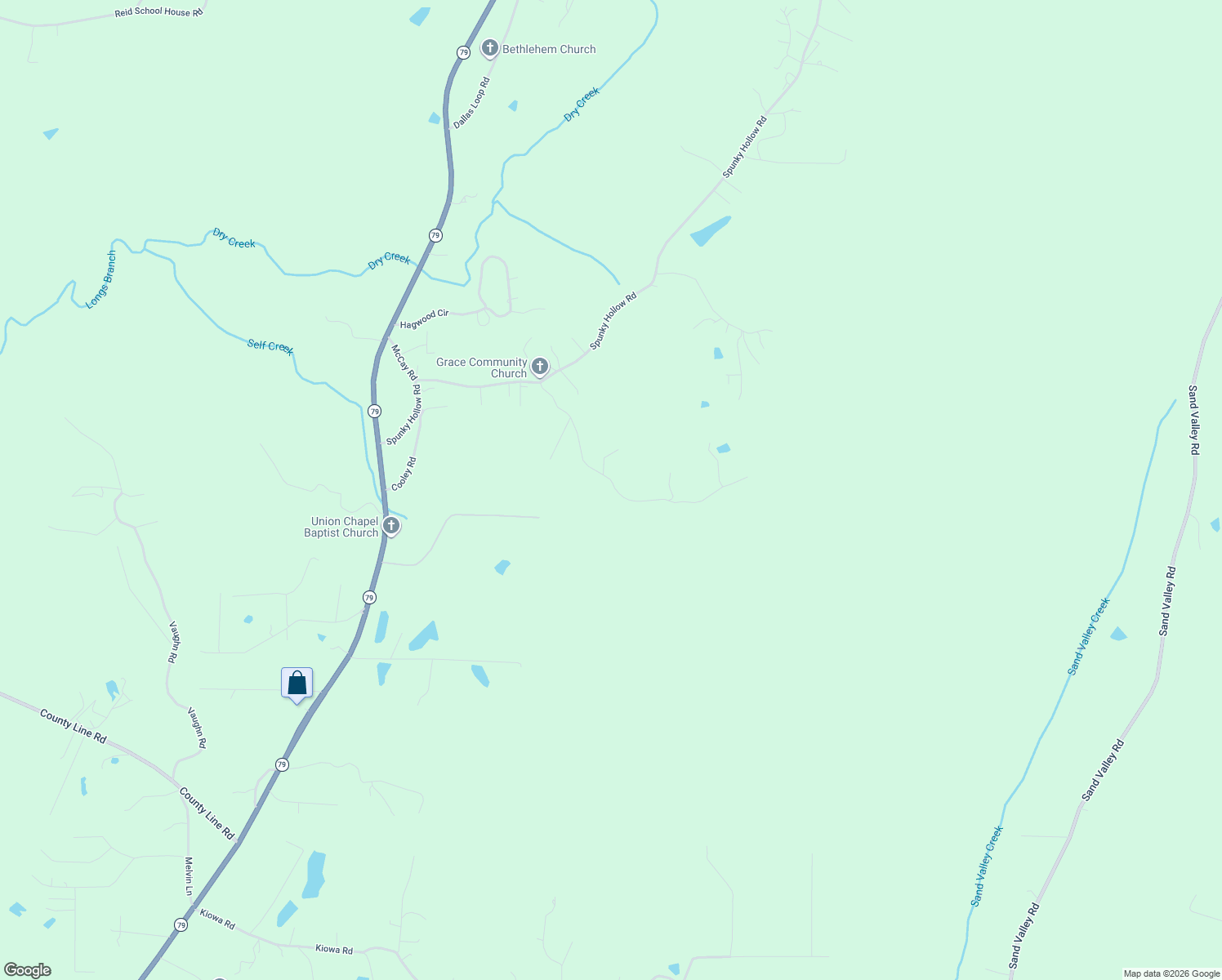 map of restaurants, bars, coffee shops, grocery stores, and more near 402 Mountain Drive in Remlap