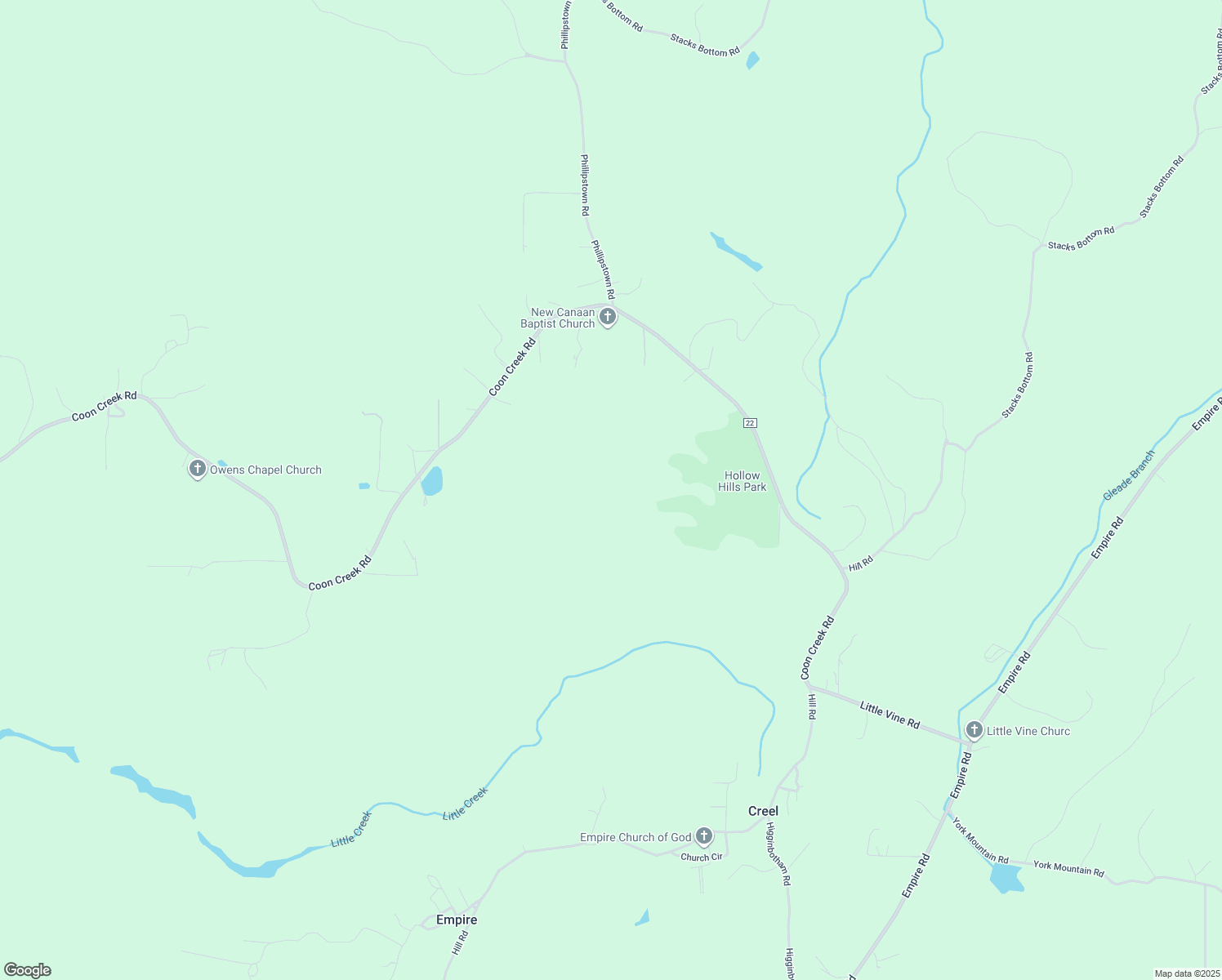 map of restaurants, bars, coffee shops, grocery stores, and more near in Empire