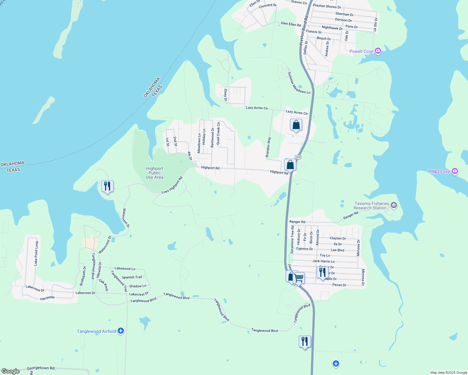 Ridge Road, Pottsboro TX Walk Score