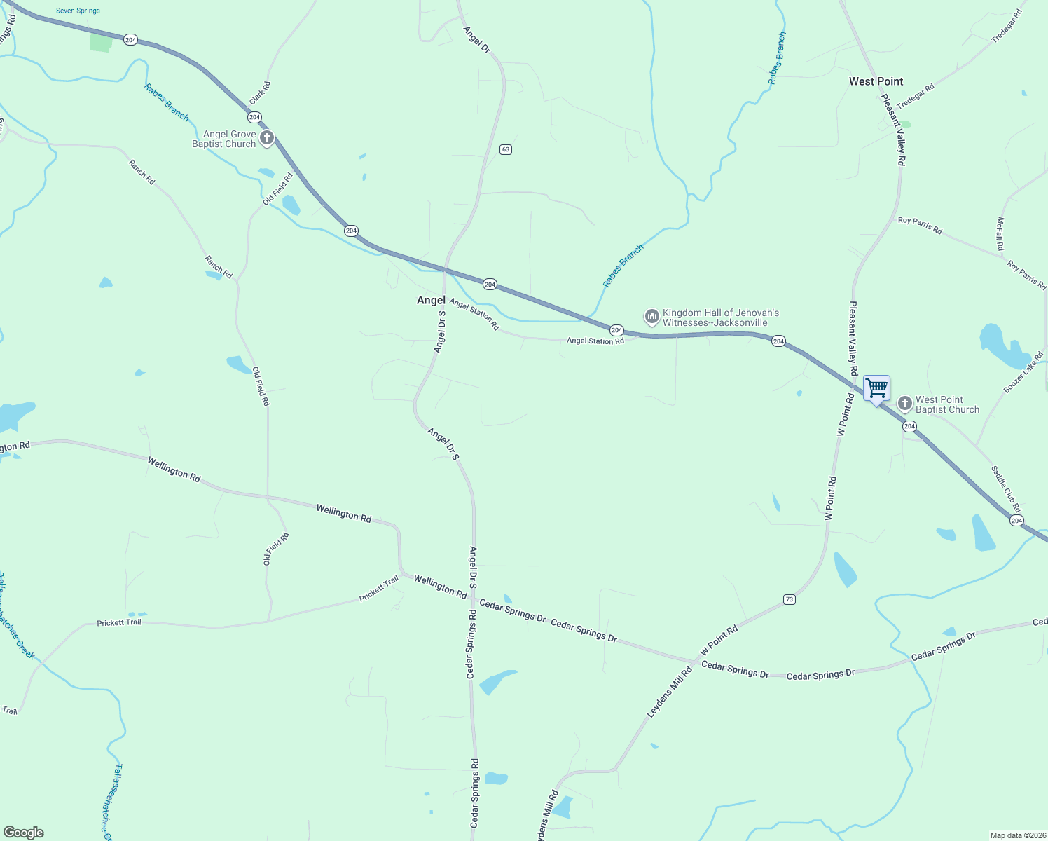 map of restaurants, bars, coffee shops, grocery stores, and more near 460 Mountain Drive in Jacksonville