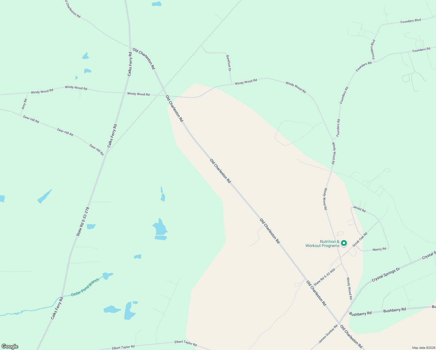map of restaurants, bars, coffee shops, grocery stores, and more near 1435 Old Charleston Rd in Pelion