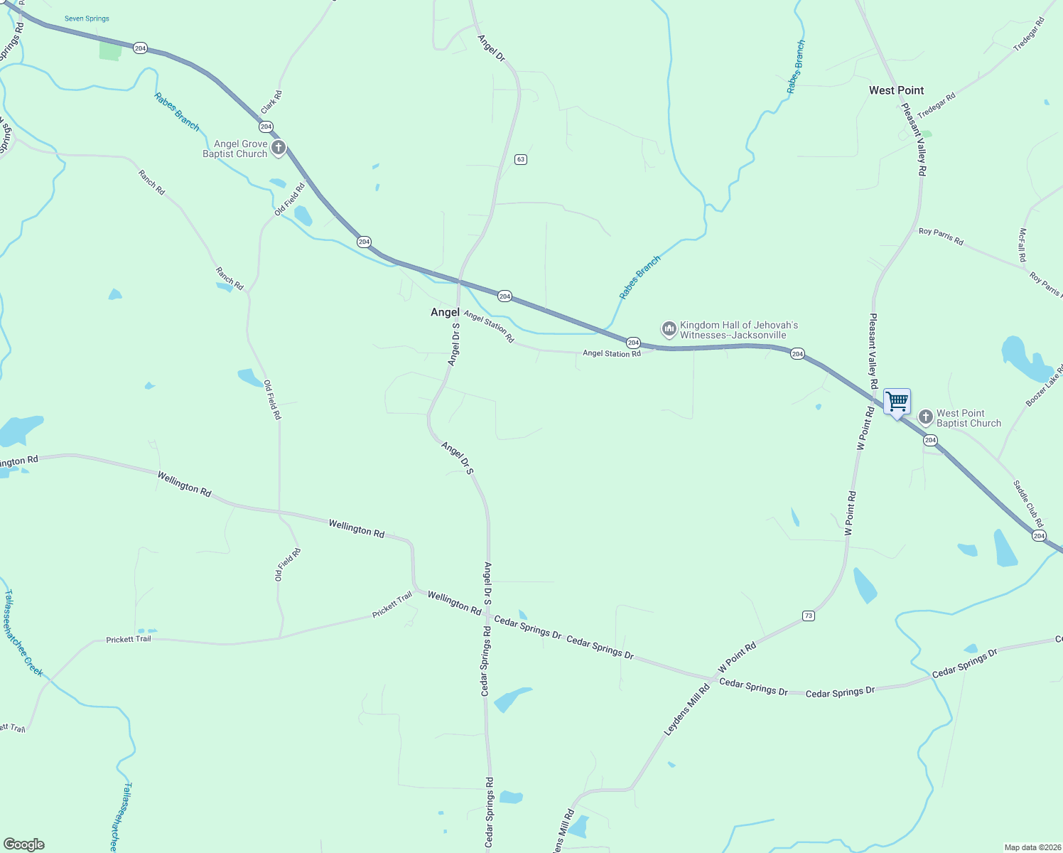 map of restaurants, bars, coffee shops, grocery stores, and more near 460 Mountain Drive in Jacksonville