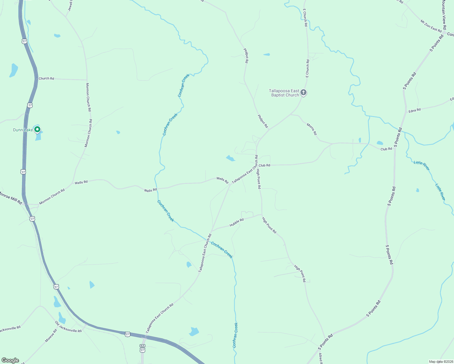 map of restaurants, bars, coffee shops, grocery stores, and more near 595 Wells Road in Buchanan