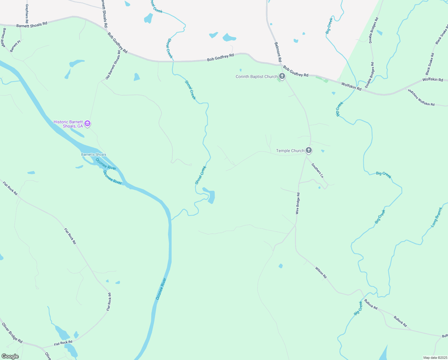 map of restaurants, bars, coffee shops, grocery stores, and more near 1430 Kennedy Road in Arnoldsville