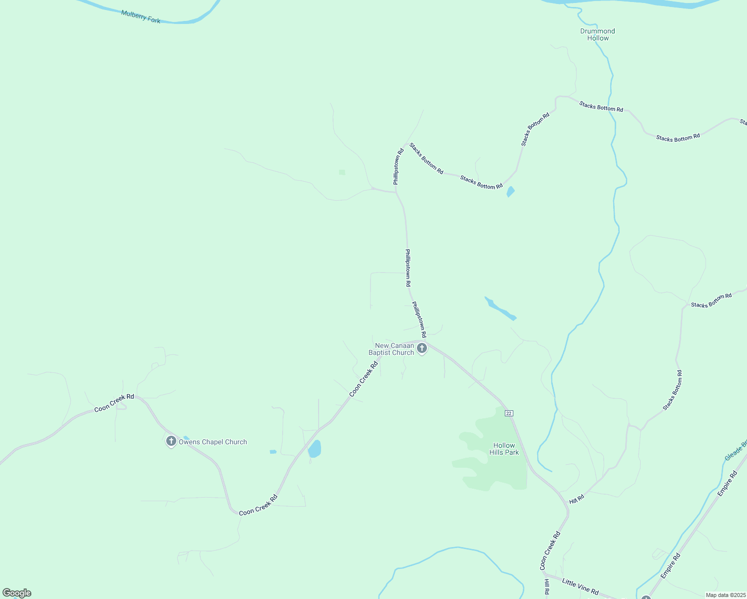map of restaurants, bars, coffee shops, grocery stores, and more near 315 Reeves Road in Empire