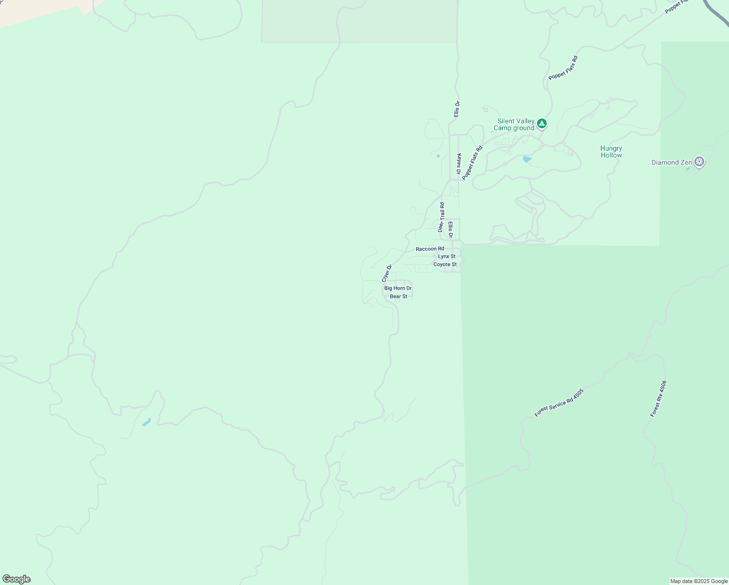 map of restaurants, bars, coffee shops, grocery stores, and more near 19385 Houston Drive in Banning