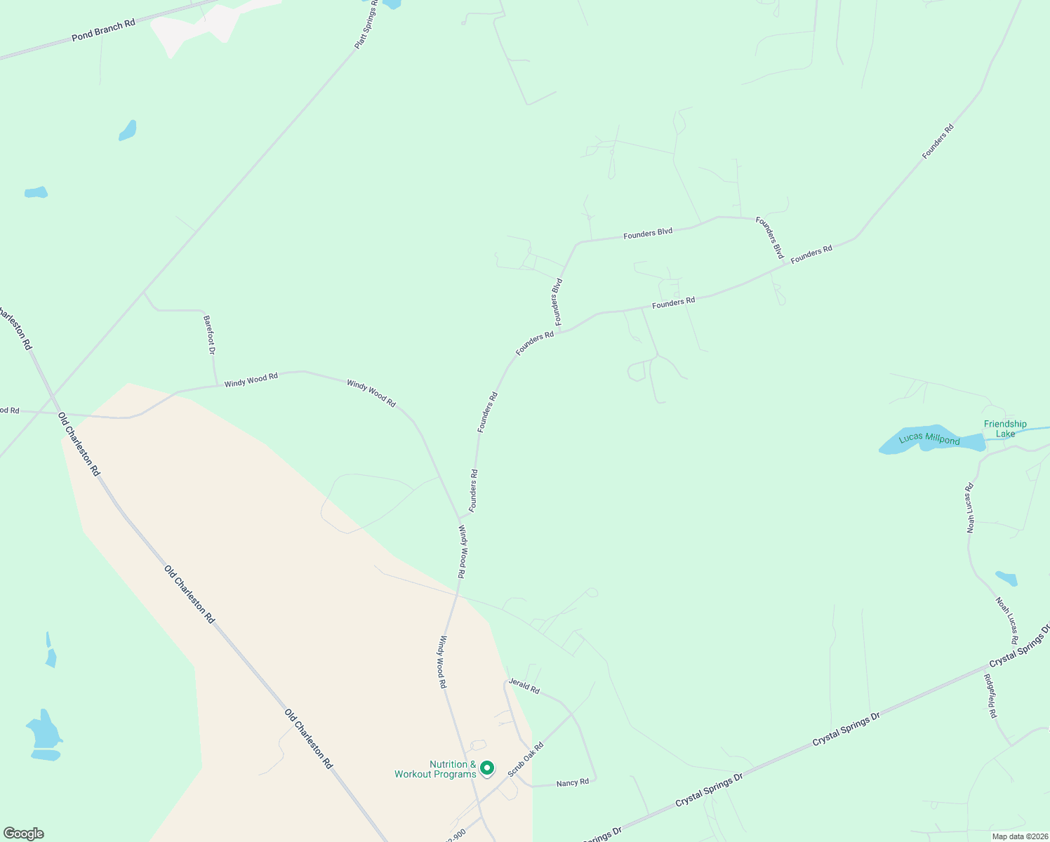 map of restaurants, bars, coffee shops, grocery stores, and more near 1109 Founders Road in Lexington