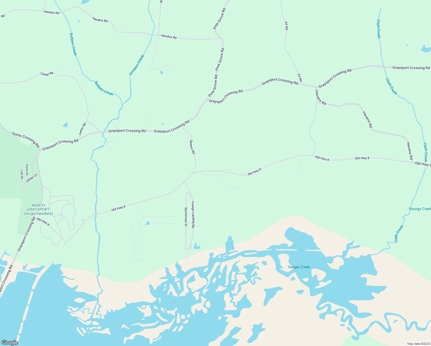 map of restaurants, bars, coffee shops, grocery stores, and more near 168 Hamblen Road in Coffeeville