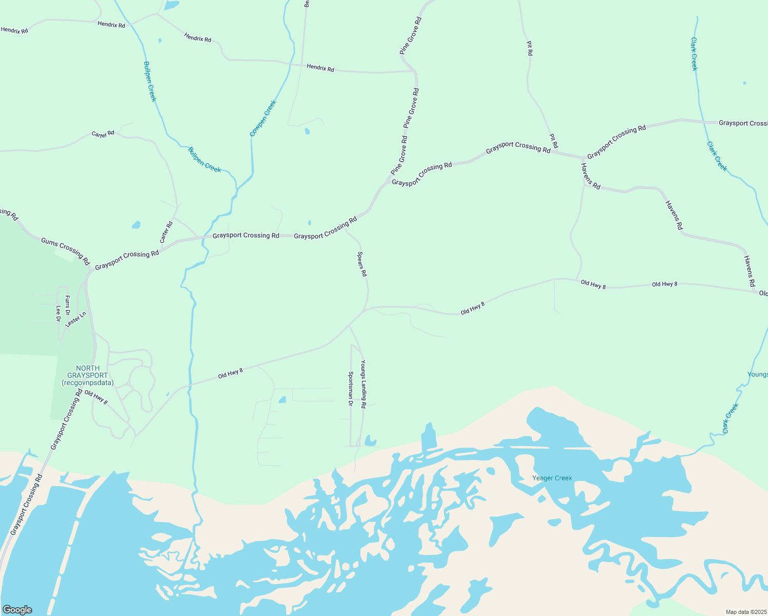 map of restaurants, bars, coffee shops, grocery stores, and more near 168 Hamblen Road in Coffeeville