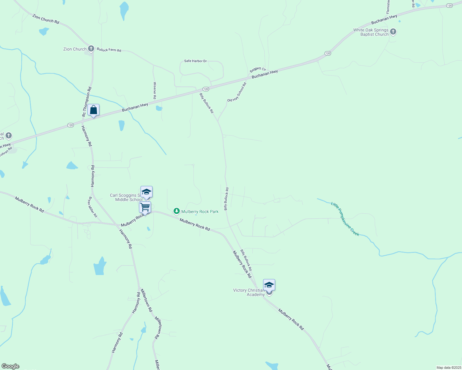 map of restaurants, bars, coffee shops, grocery stores, and more near 67 Tess Court in Dallas