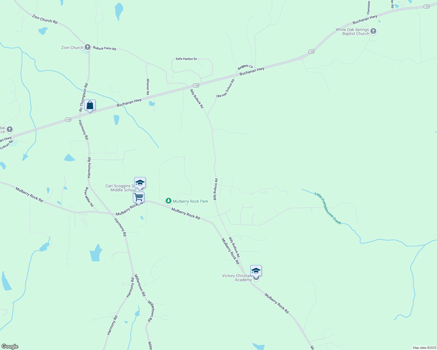 map of restaurants, bars, coffee shops, grocery stores, and more near 67 Tess Court in Dallas