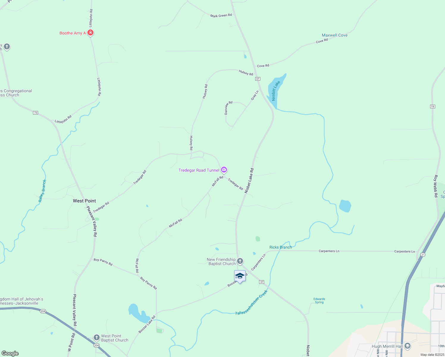 map of restaurants, bars, coffee shops, grocery stores, and more near 925 McFall Road in Jacksonville