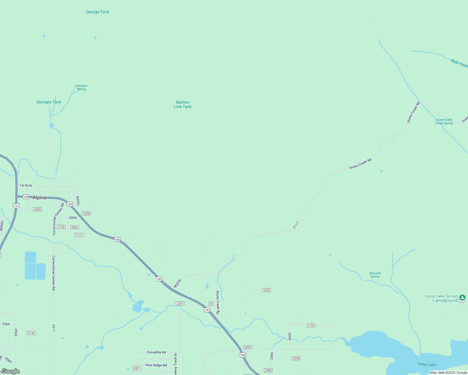 map of restaurants, bars, coffee shops, grocery stores, and more near in Alpine