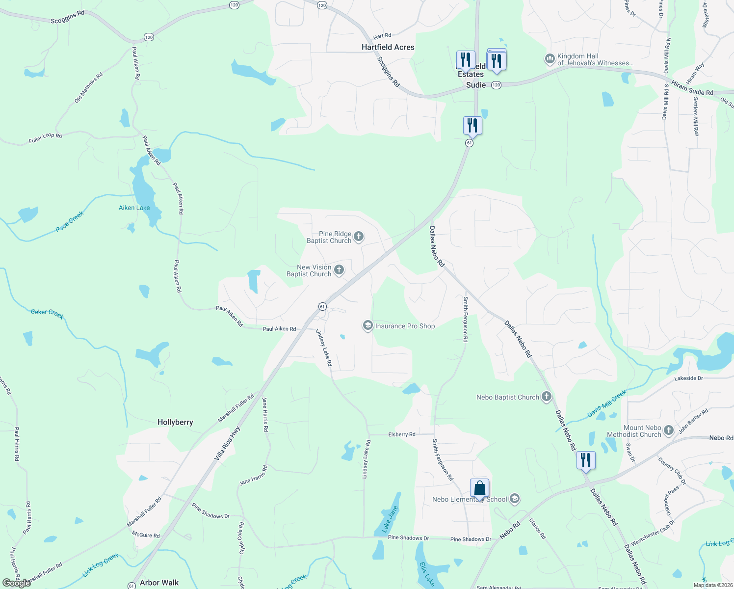 map of restaurants, bars, coffee shops, grocery stores, and more near 122 Ladora Dr in Dallas