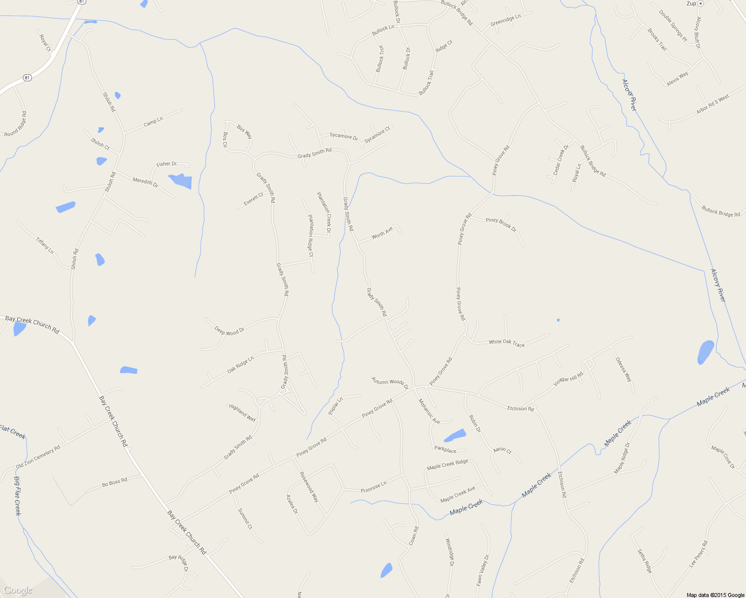 map of restaurants, bars, coffee shops, grocery stores, and more near 3740 Grady Smith Rd in Loganville