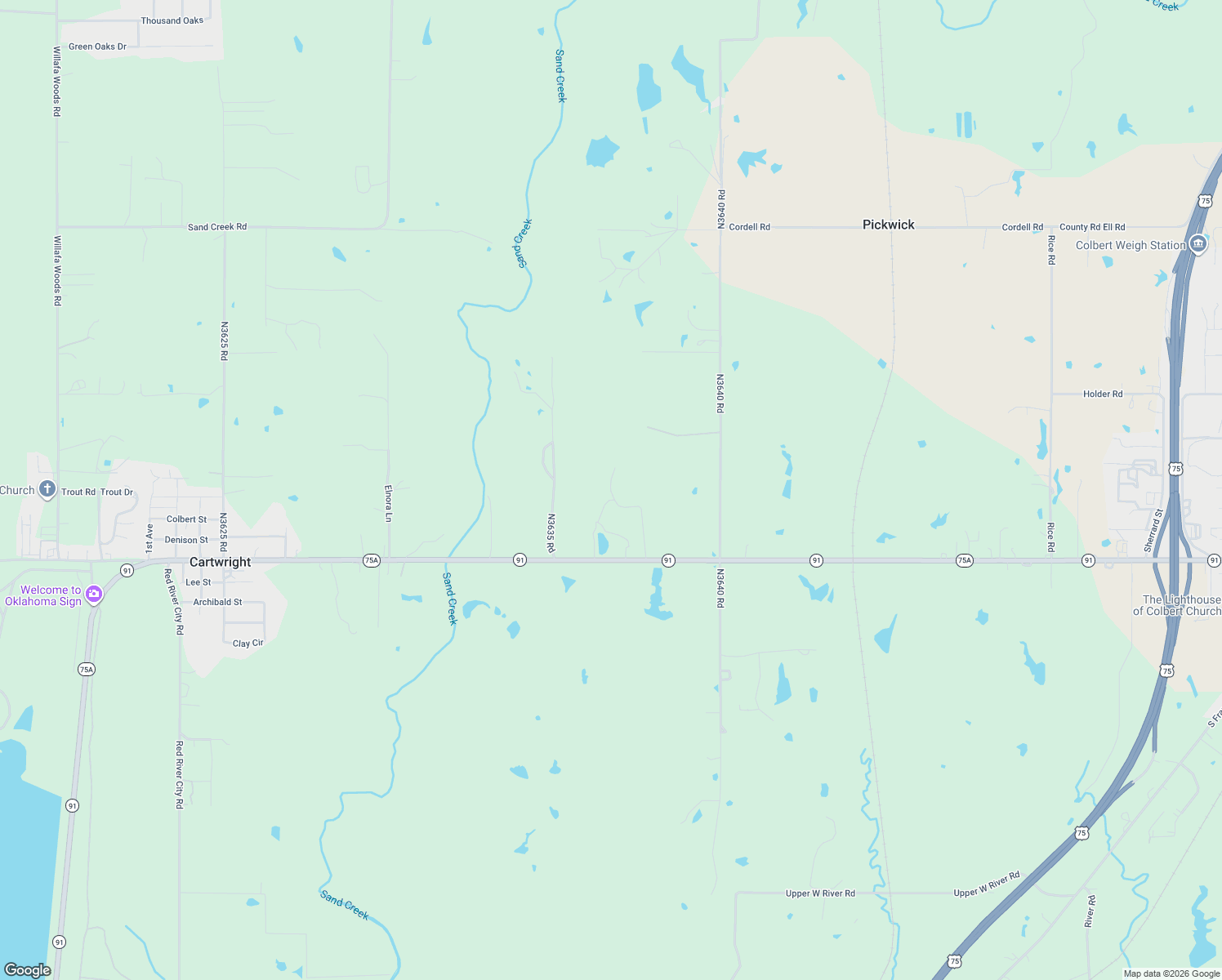 map of restaurants, bars, coffee shops, grocery stores, and more near 321 Ridgecrest Rd in Colbert