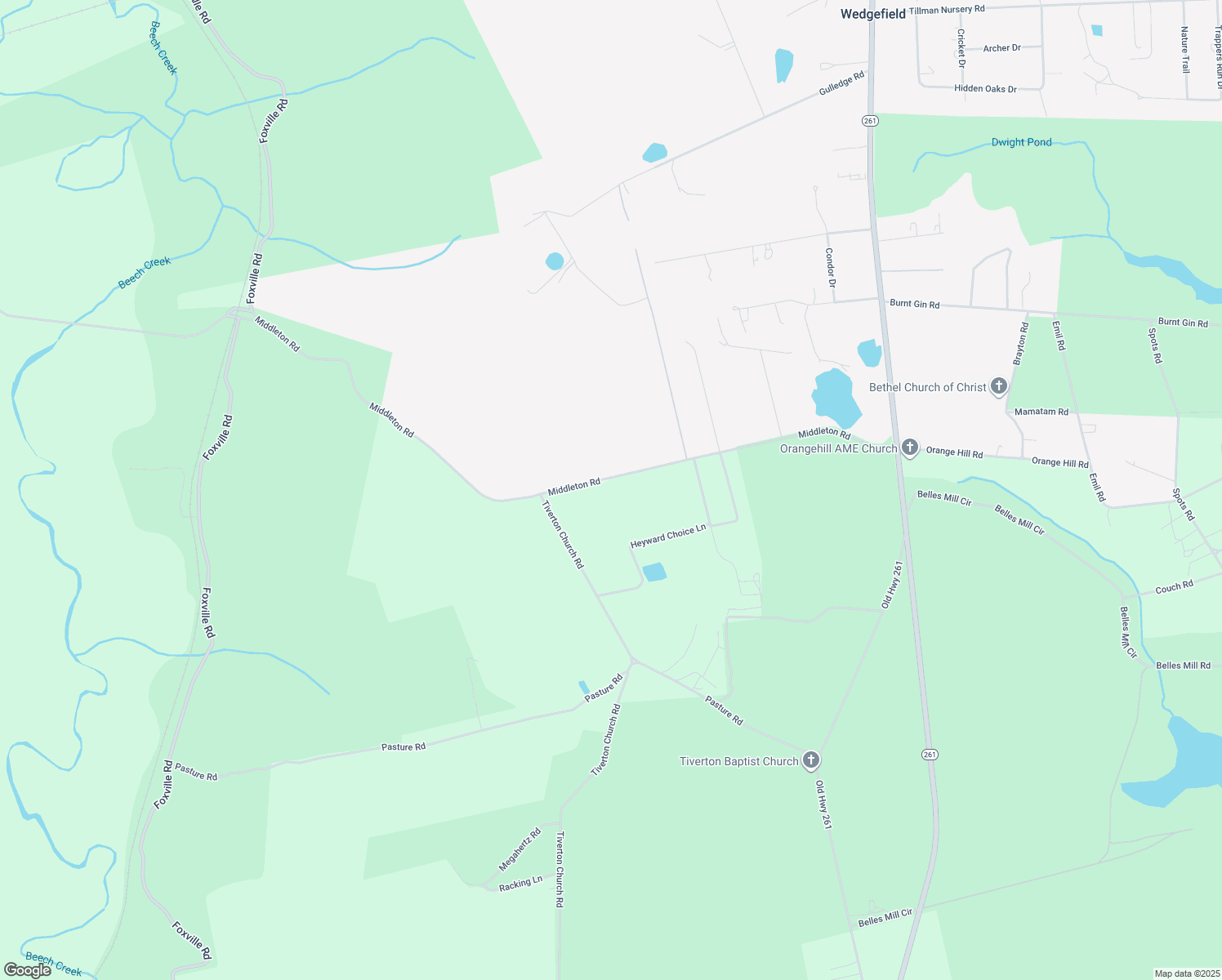 map of restaurants, bars, coffee shops, grocery stores, and more near 6690 Middleton Rd in Wedgefield