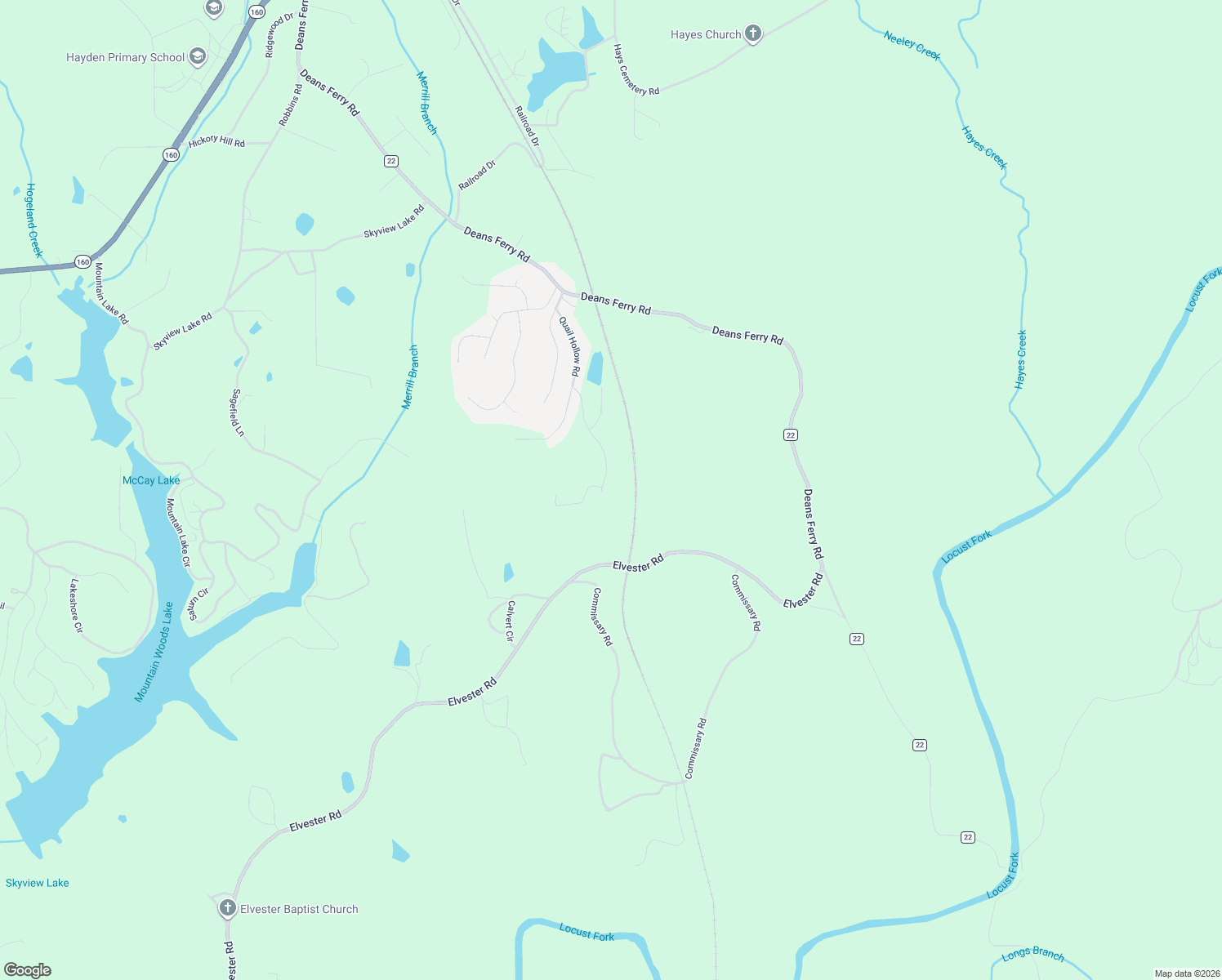 map of restaurants, bars, coffee shops, grocery stores, and more near 370 Orange Blossom Trail in Warrior