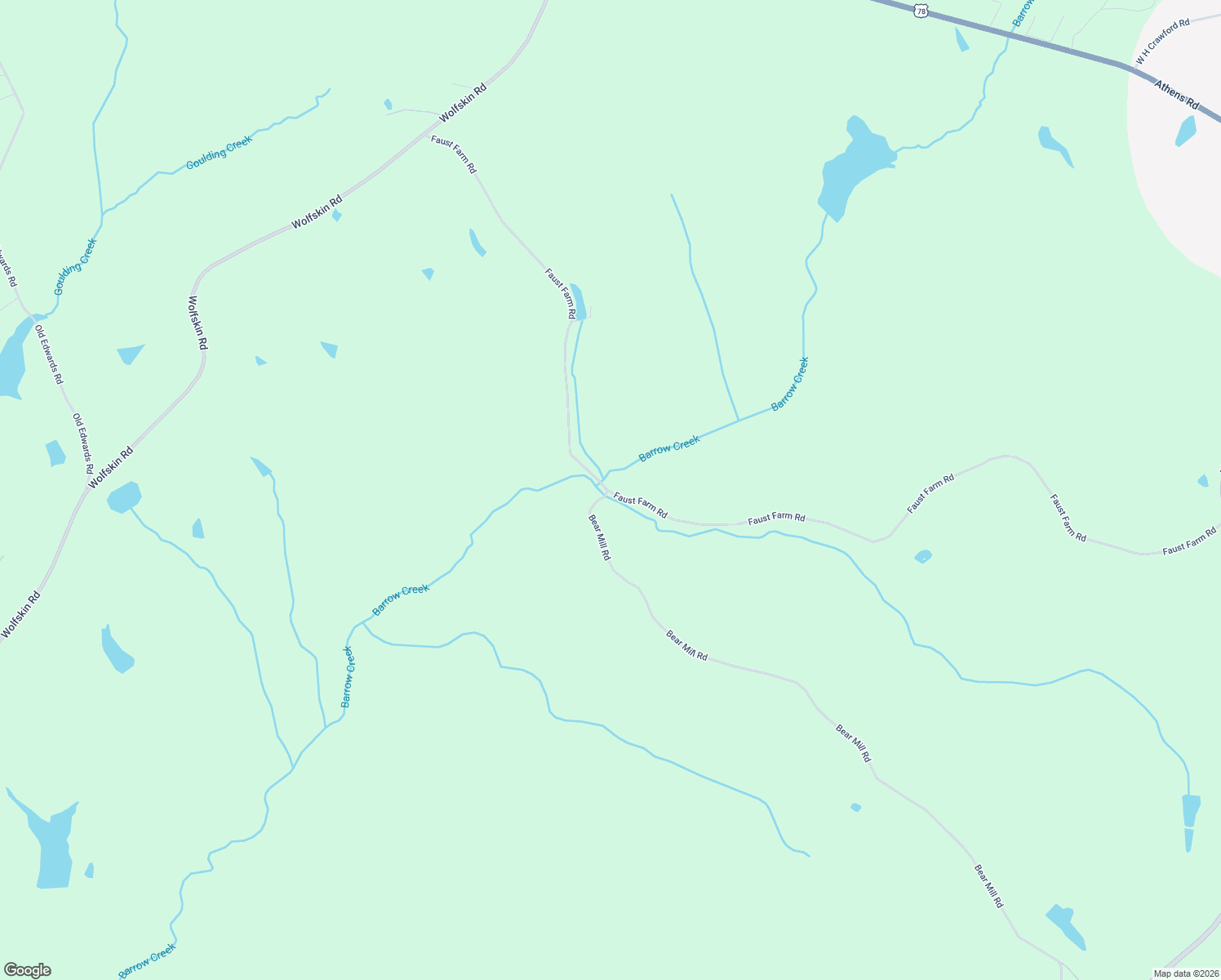 map of restaurants, bars, coffee shops, grocery stores, and more near in Crawford