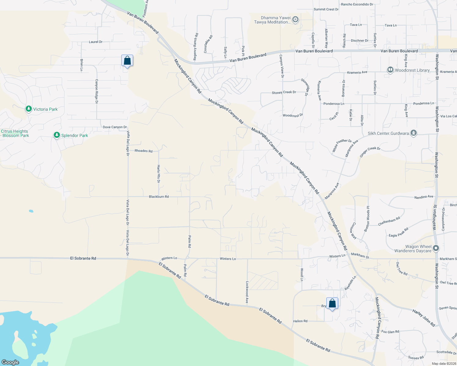 map of restaurants, bars, coffee shops, grocery stores, and more near 17423 Wicker Way in Riverside