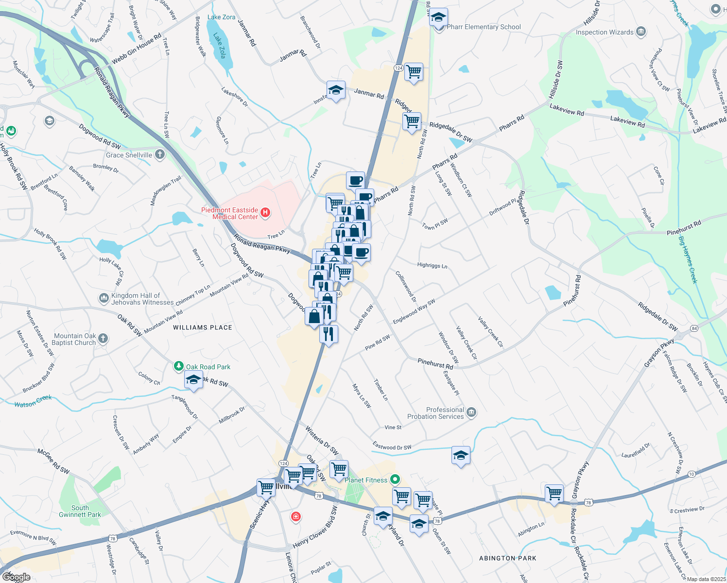 2250 Pinehurst Road, Snellville GA Walk Score