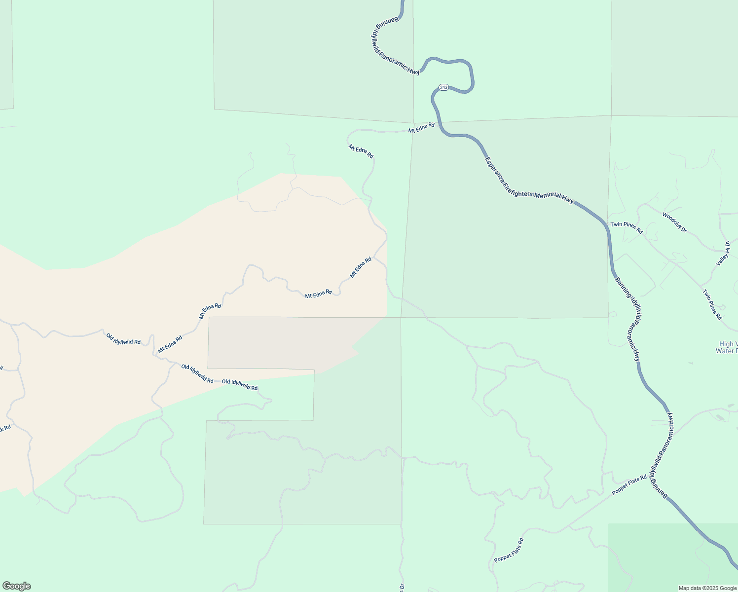 map of restaurants, bars, coffee shops, grocery stores, and more near Mount Edna Road in Riverside County