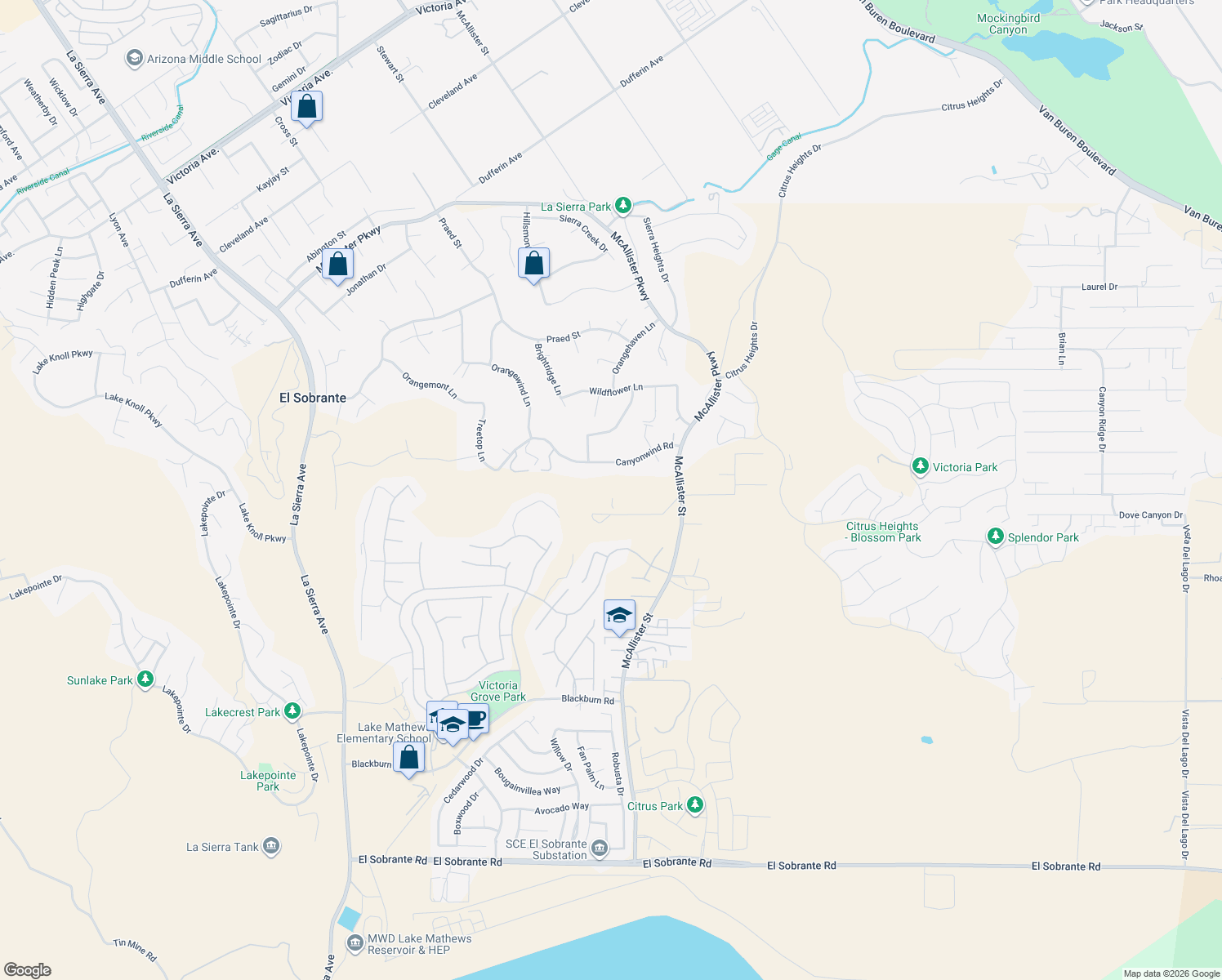map of restaurants, bars, coffee shops, grocery stores, and more near in El Sobrante
