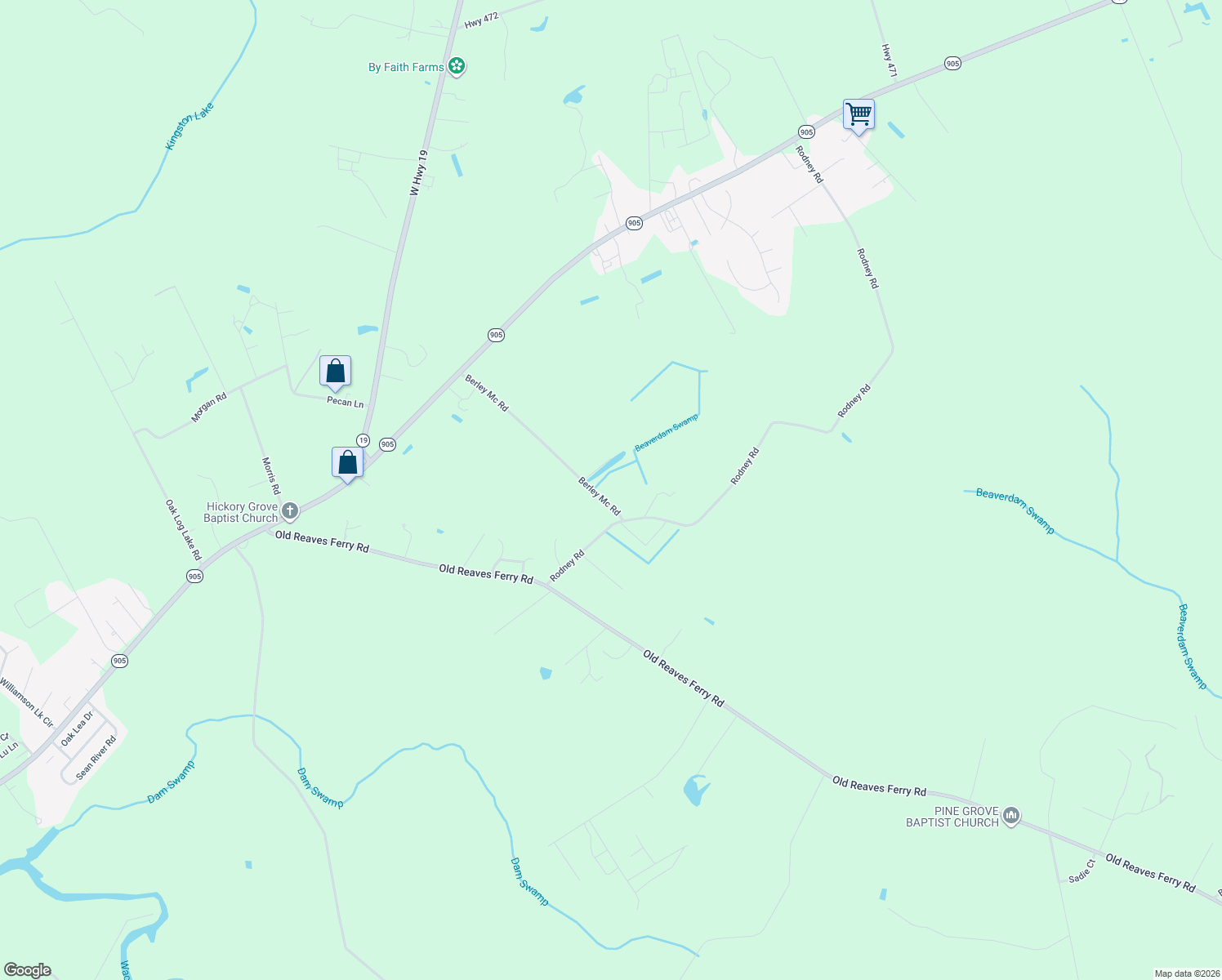 map of restaurants, bars, coffee shops, grocery stores, and more near 433 Berley Mc Rd in Conway