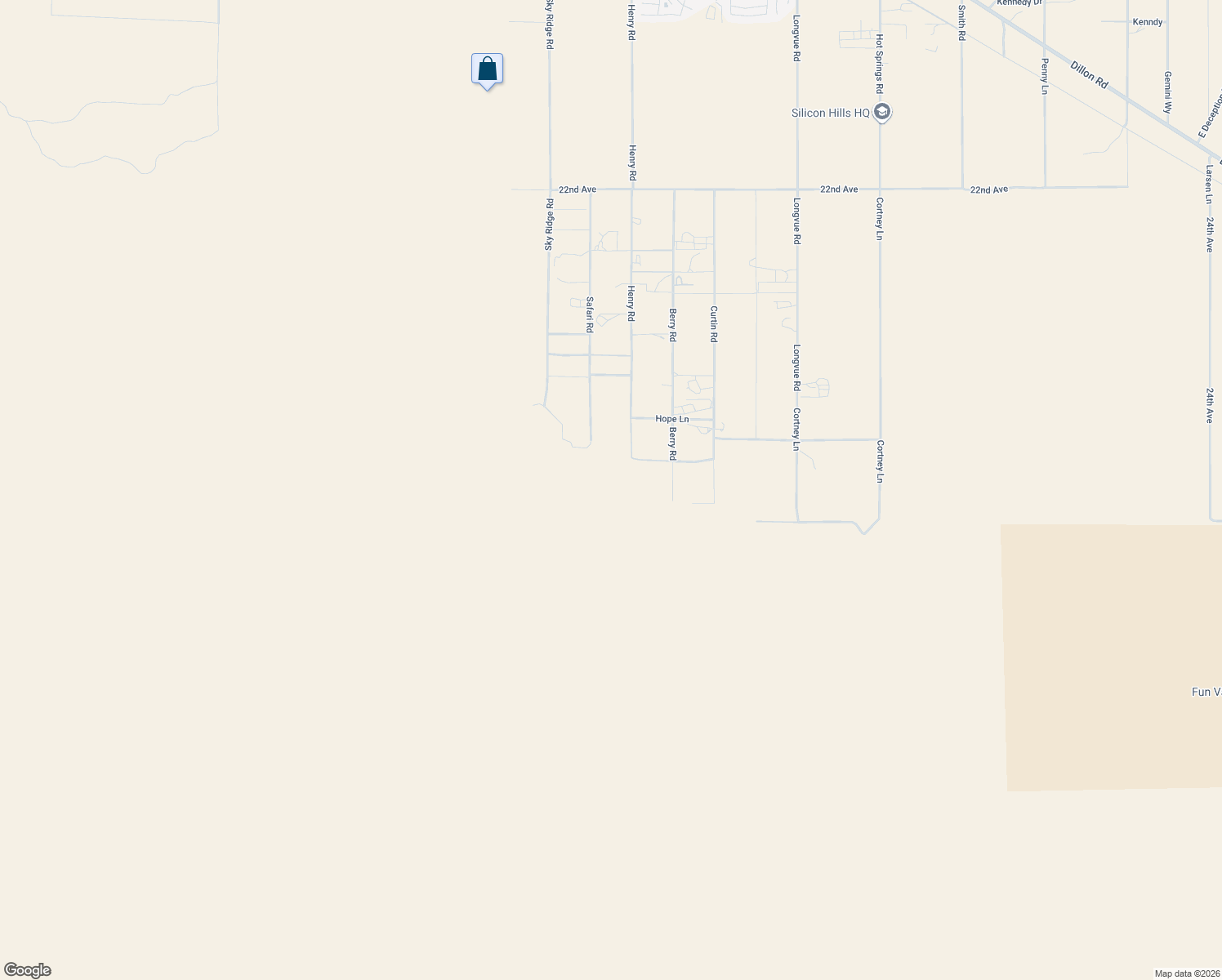 map of restaurants, bars, coffee shops, grocery stores, and more near Henry Road in Riverside County