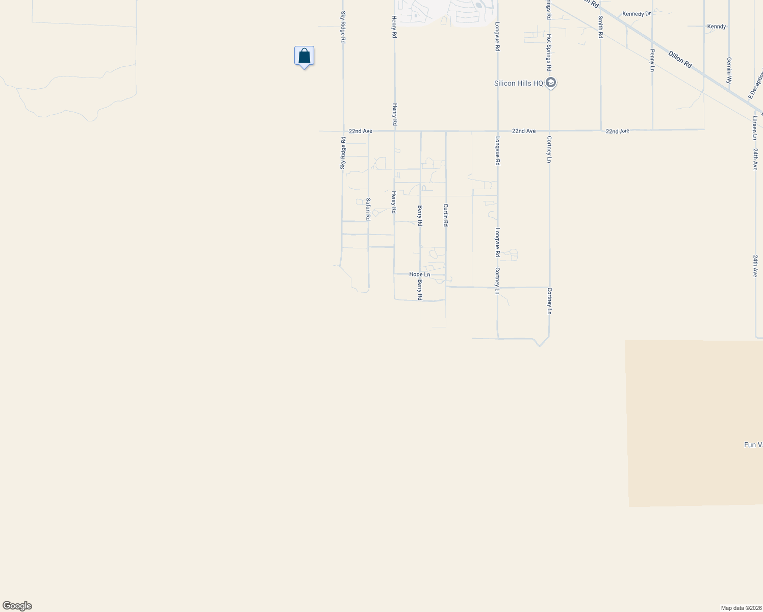 map of restaurants, bars, coffee shops, grocery stores, and more near 23551 Henry Road in Desert Hot Springs