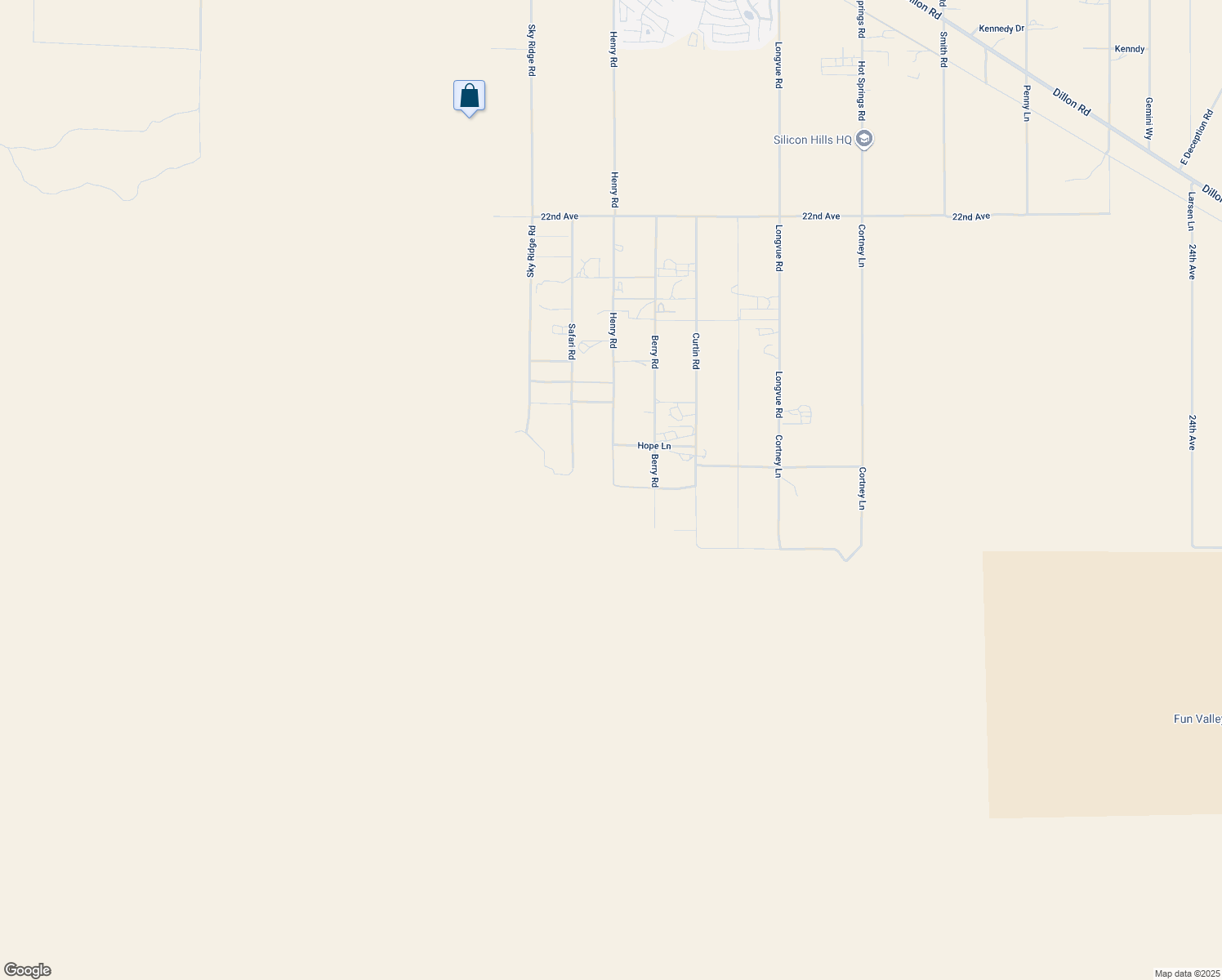 map of restaurants, bars, coffee shops, grocery stores, and more near 23551 Henry Road in Desert Hot Springs