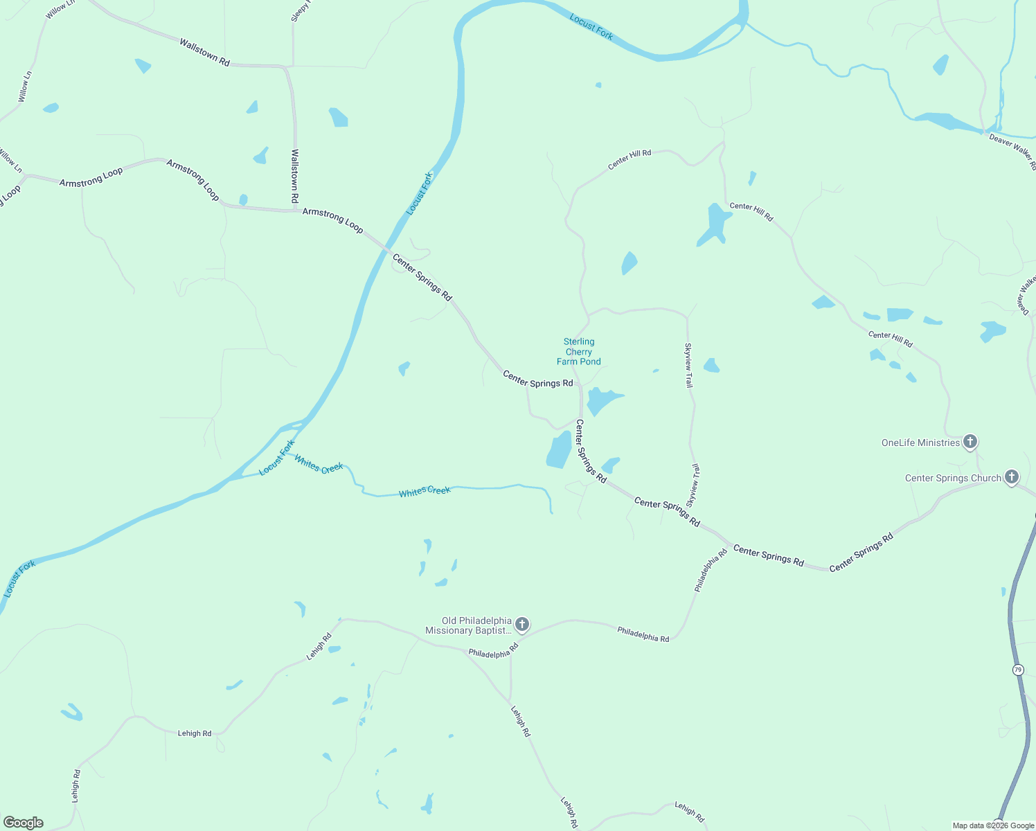 map of restaurants, bars, coffee shops, grocery stores, and more near 215 Big Bend Drive in Trafford