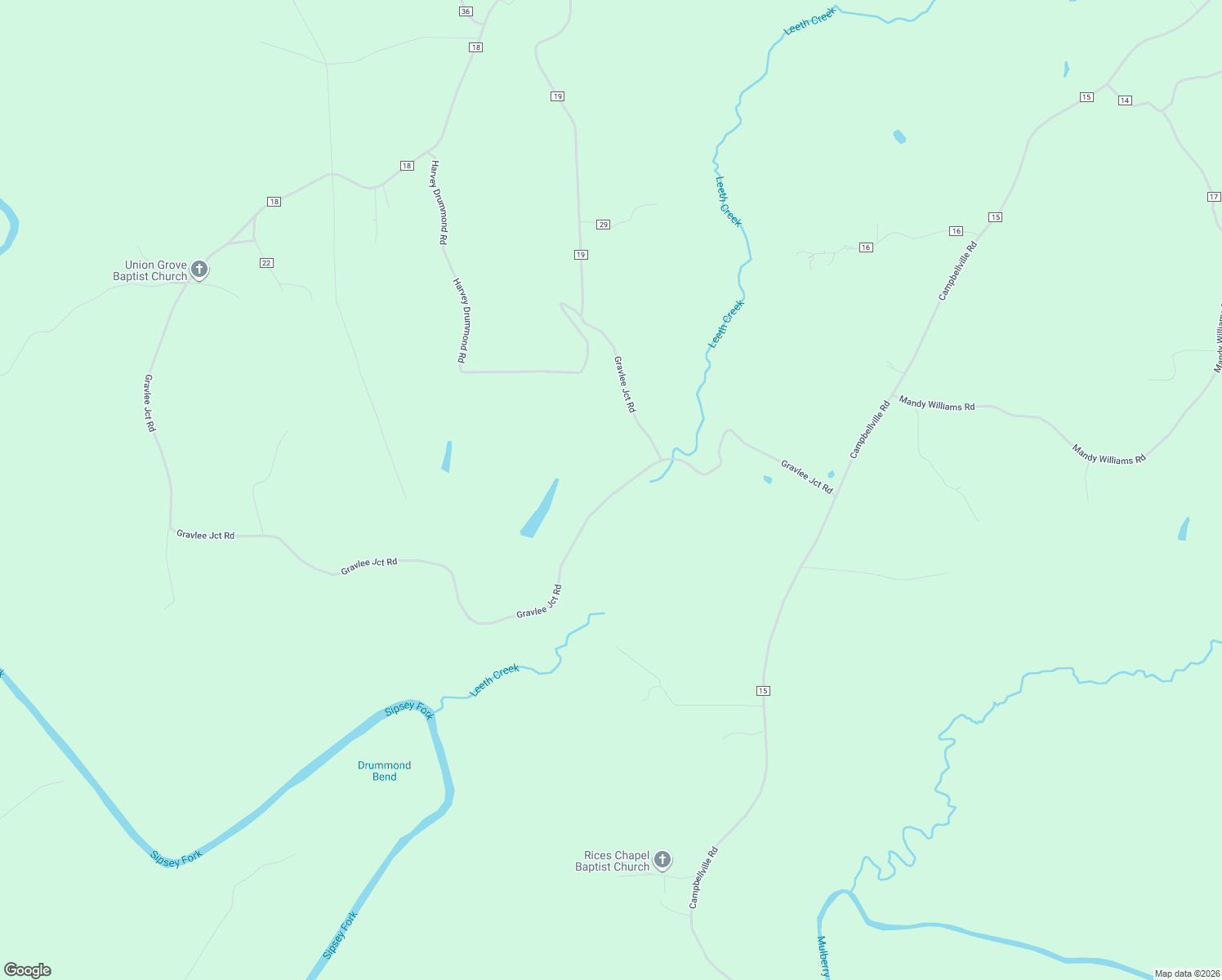 map of restaurants, bars, coffee shops, grocery stores, and more near 880 Gravlee Junction Road in Bremen