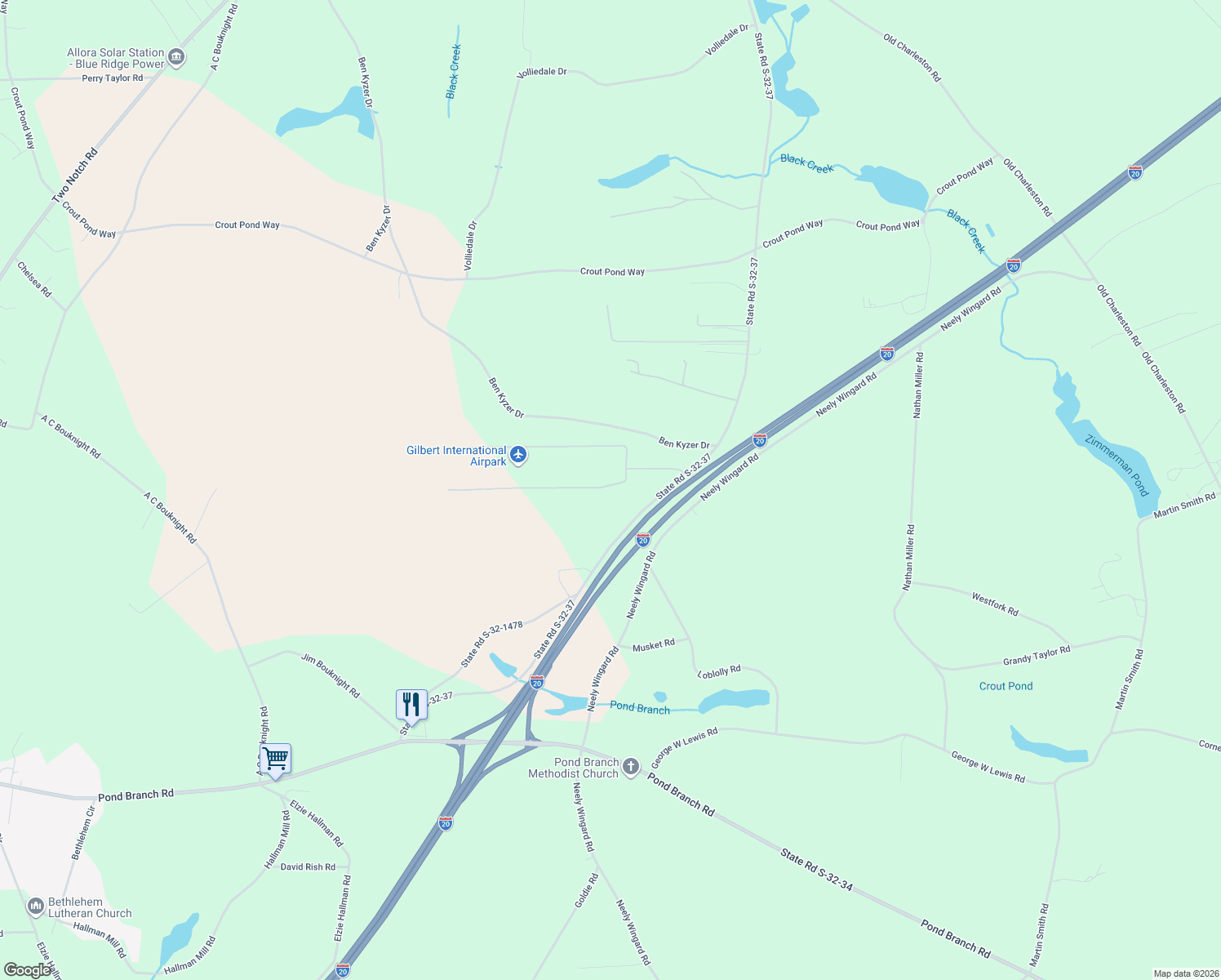 map of restaurants, bars, coffee shops, grocery stores, and more near 305 Downwind Leg in Gilbert