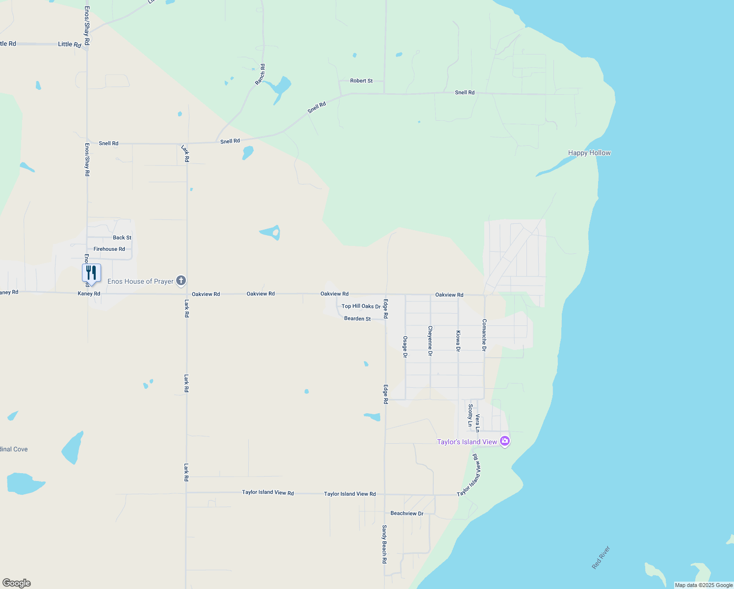 map of restaurants, bars, coffee shops, grocery stores, and more near Oakview Road in Kingston
