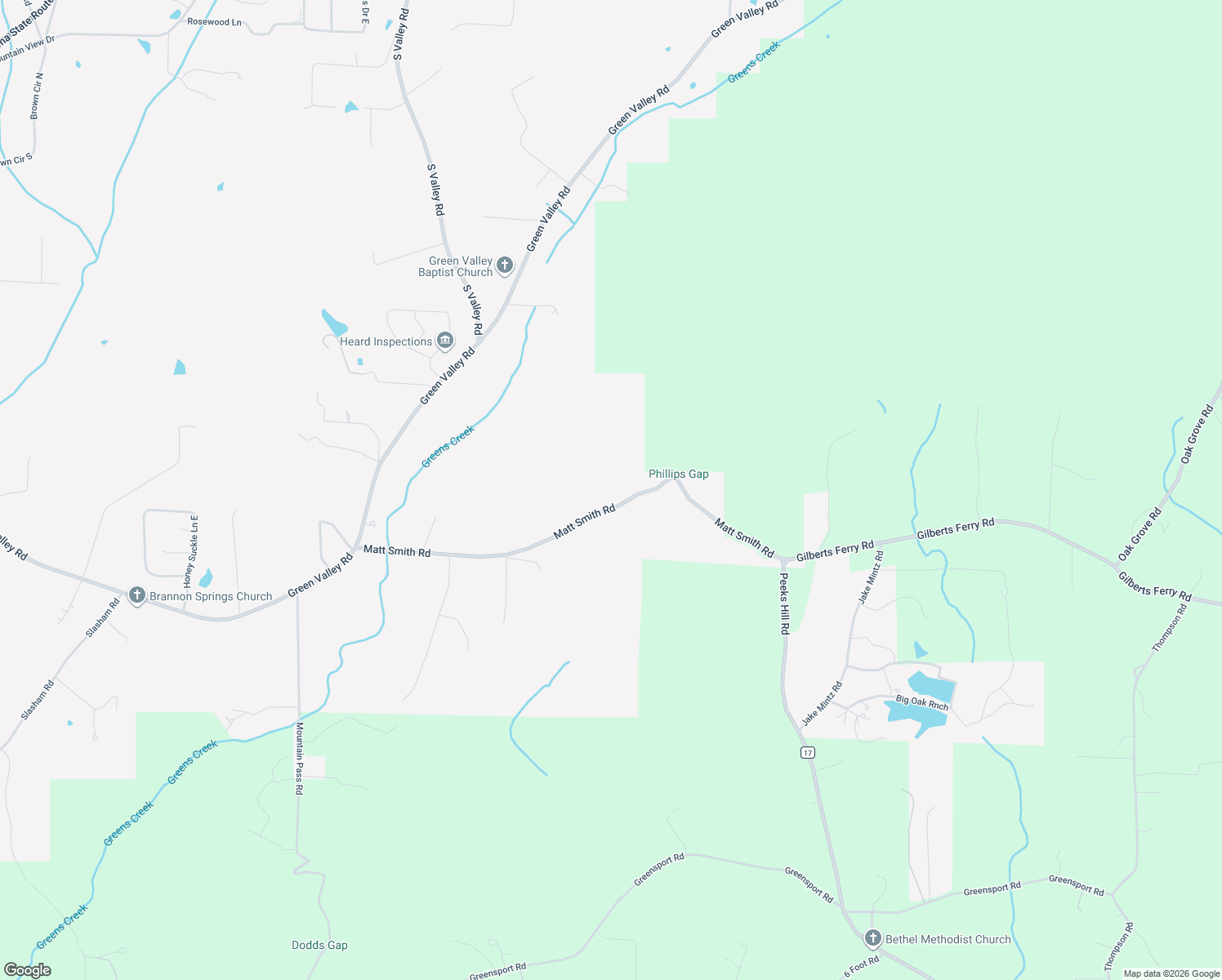 map of restaurants, bars, coffee shops, grocery stores, and more near 4530 Matt Smith Road in Gadsden