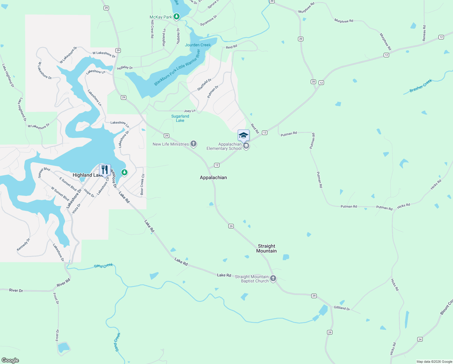 map of restaurants, bars, coffee shops, grocery stores, and more near 4789 County Highway 29 in Oneonta