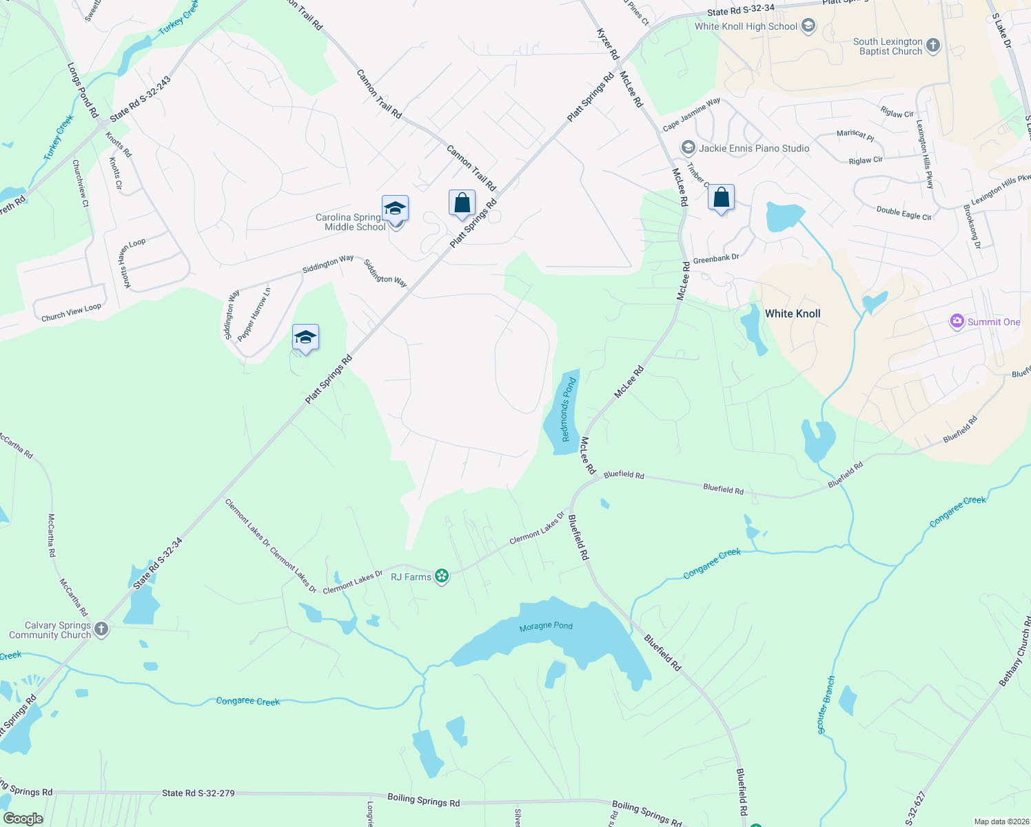 map of restaurants, bars, coffee shops, grocery stores, and more near 300 Bridleridge Road in Lexington