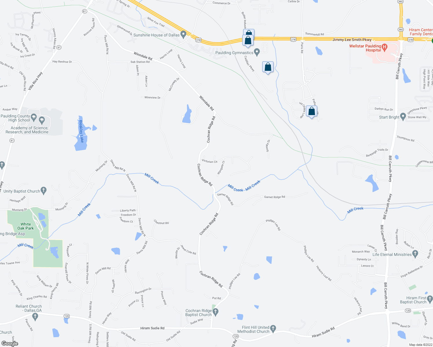 map of restaurants, bars, coffee shops, grocery stores, and more near 154 Wyngate Court in Dallas