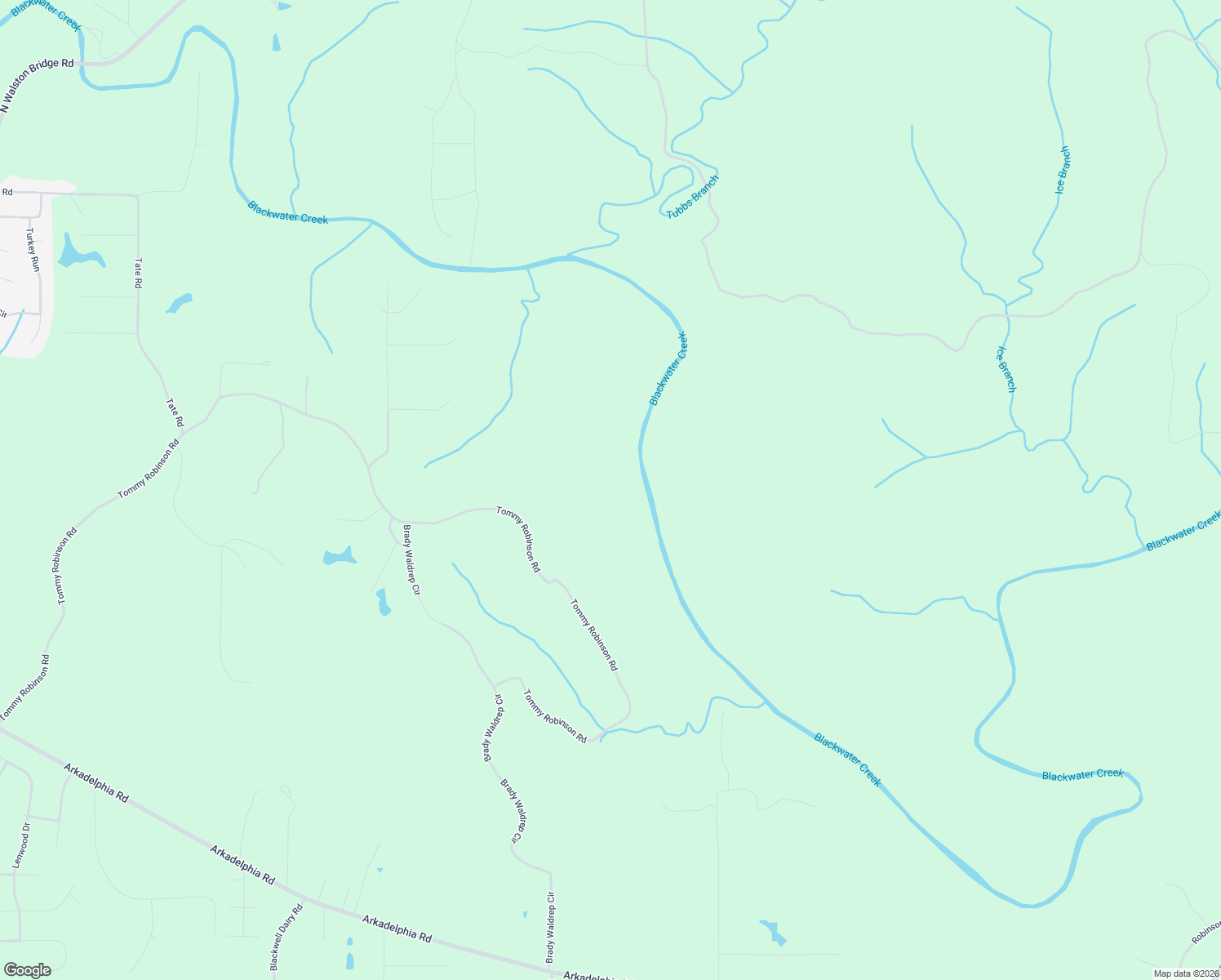 map of restaurants, bars, coffee shops, grocery stores, and more near 2217-2255 Tommy Robinson Road in Jasper
