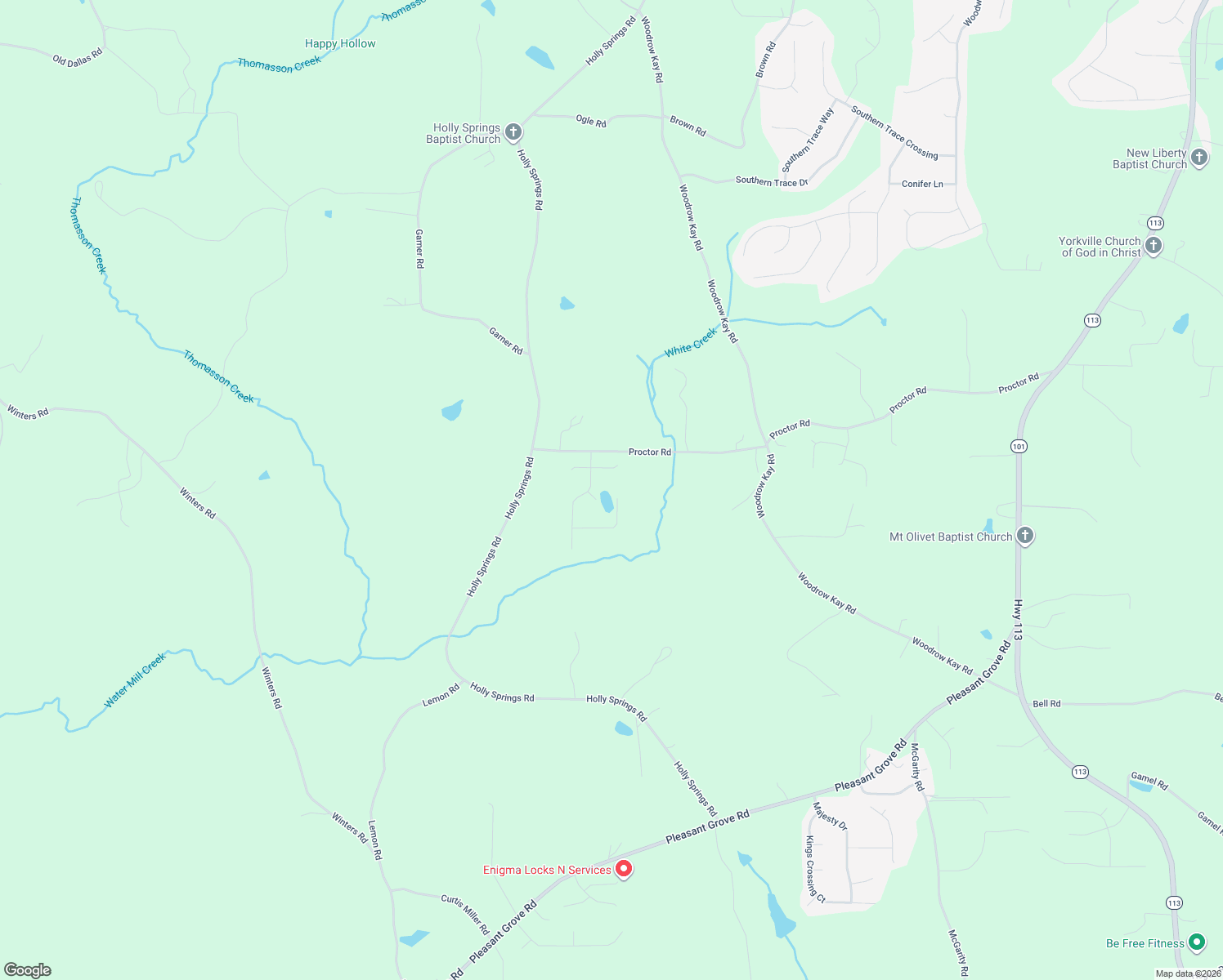 map of restaurants, bars, coffee shops, grocery stores, and more near 223 Kennedy Lane in Rockmart