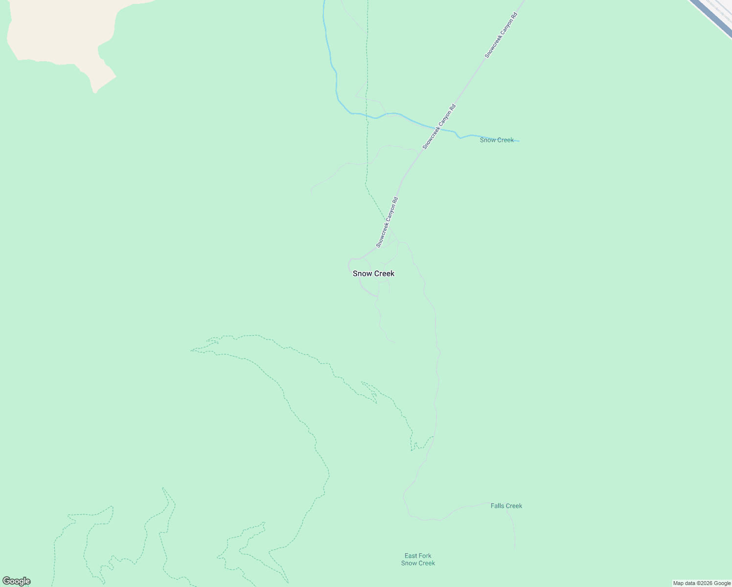 map of restaurants, bars, coffee shops, grocery stores, and more near 15971 Snowcreek Canyon Road in Whitewater