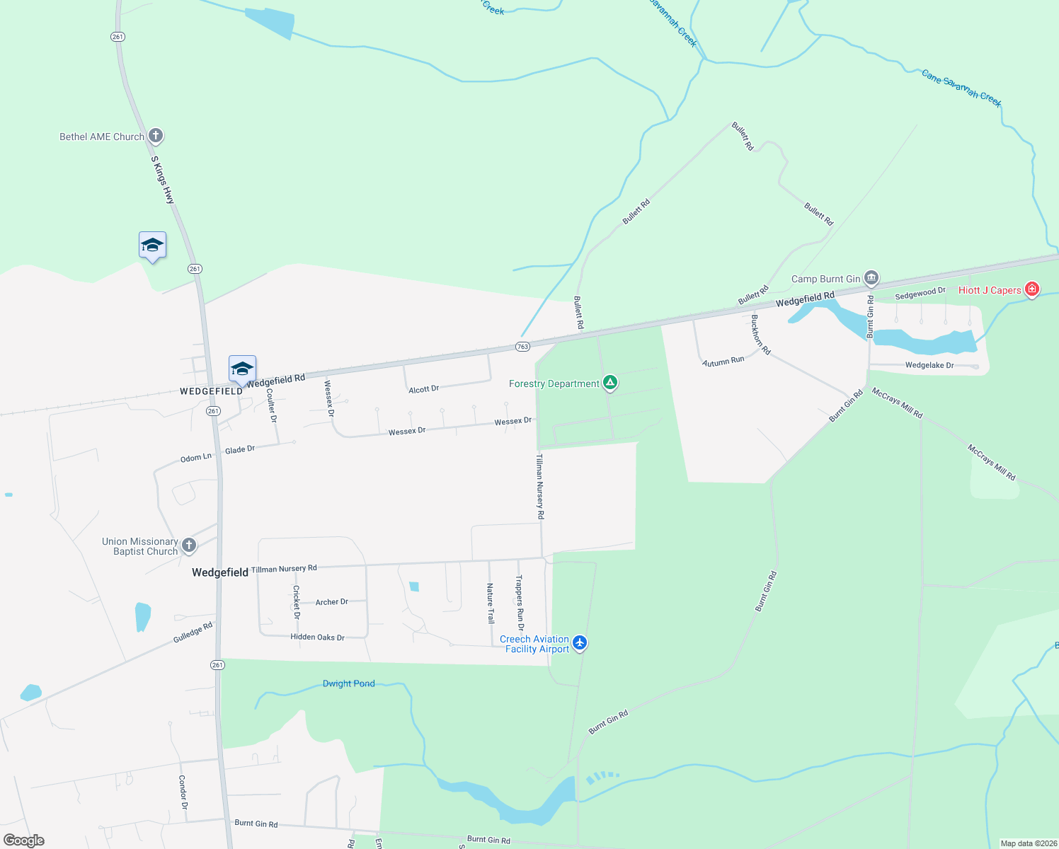 map of restaurants, bars, coffee shops, grocery stores, and more near 5305 Tillman Nursery Road in Wedgewood