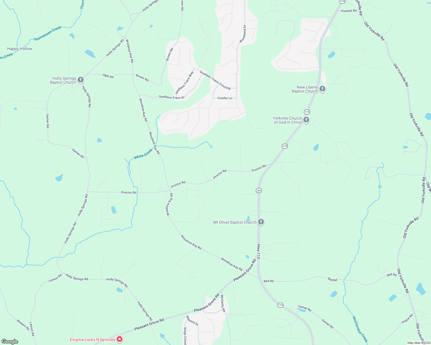 map of restaurants, bars, coffee shops, grocery stores, and more near 484 Proctor Rd in Rockmart